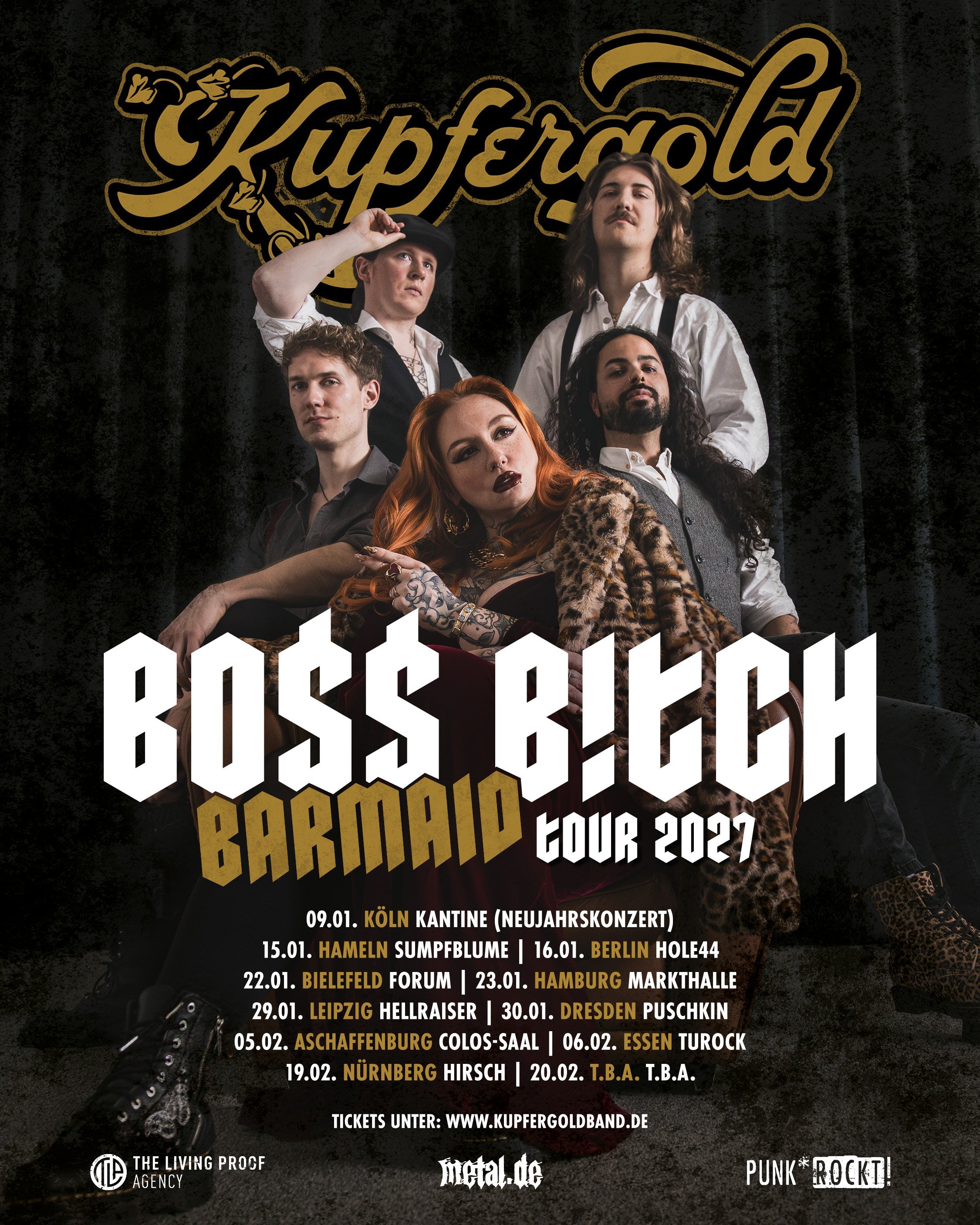 Boss Bitch Barmaid Tour 2027 (VVK gestartet)